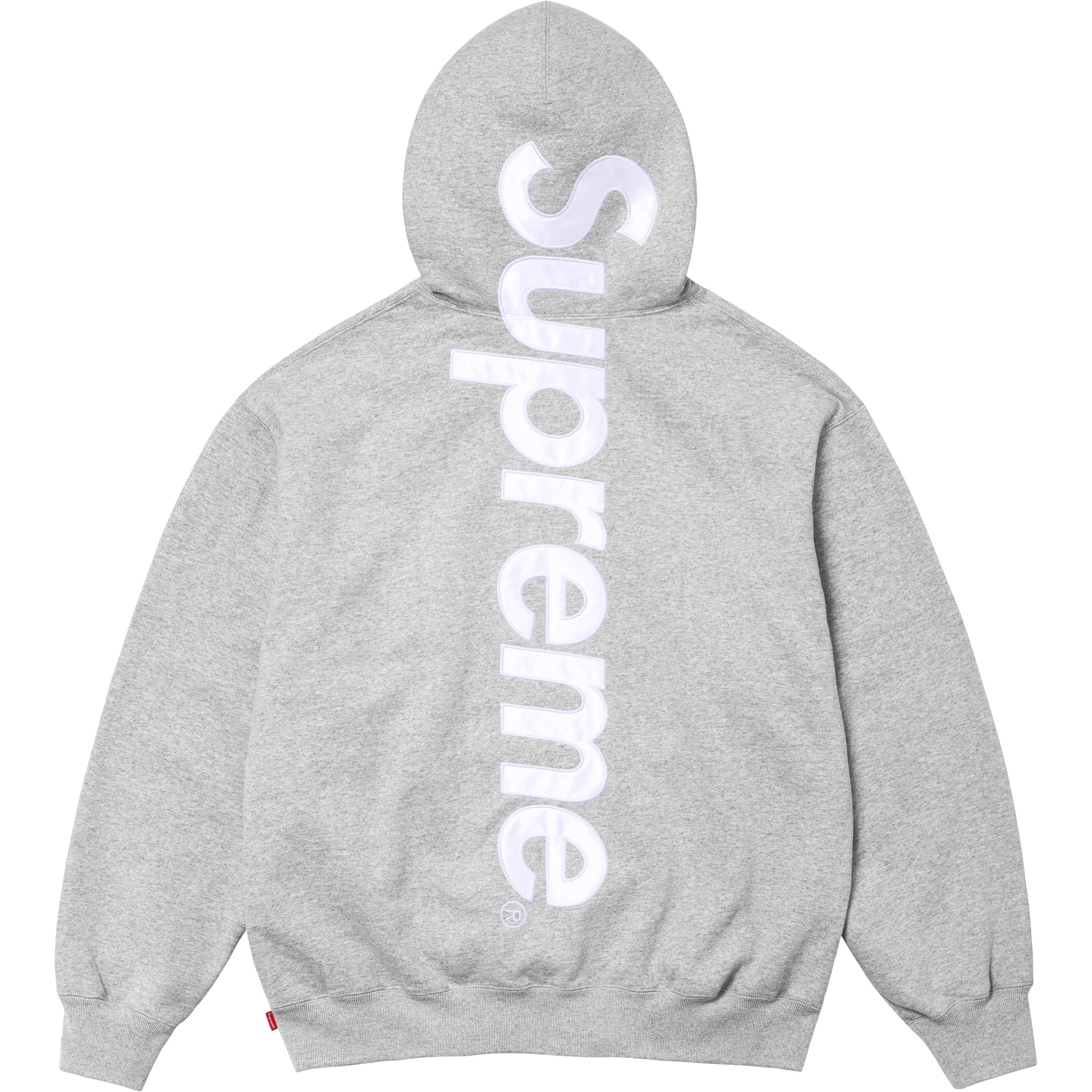 Satin Appliqué Hooded Sweatshirt view 11